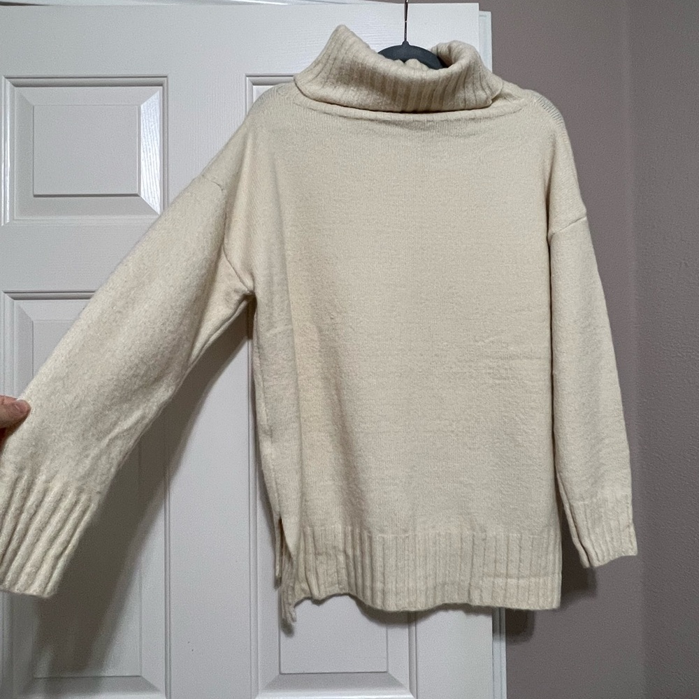 FISACE Womens Oversized Turtleneck Pullover Sweater